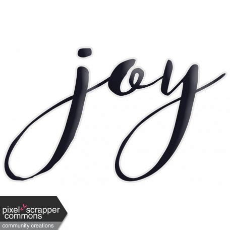 Happy Word Art Joy graphic by Gina Jones | DigitalScrapbook.com Digital ...