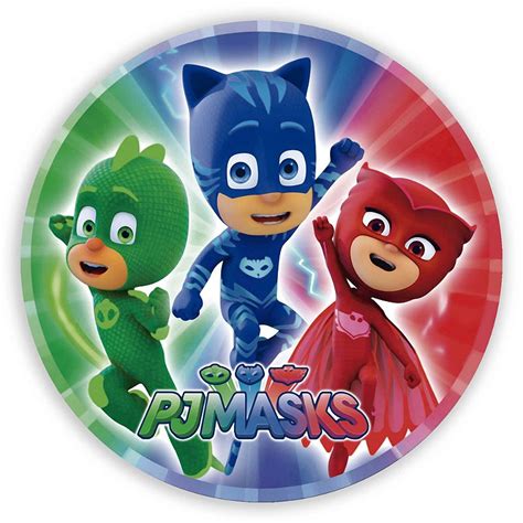 Painel Redondo PJ Mask Sublimado 3D Sublistamps Sublimação