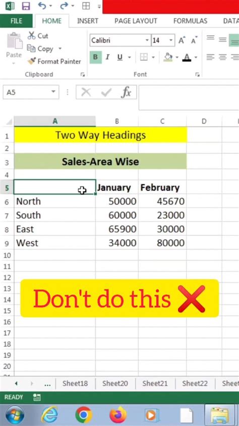 How To Split Cell In Excel Split Cell In Excel Two Ways Headings Excel Tutorials Excel