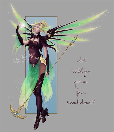 Faerie Witch Mercy Skin Concept by Flurryfox on DeviantArt