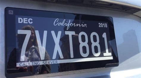 California Now Testing Digital License Plates - SlashGear