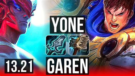 Yone Vs Garen Top Rank 2 Yone 4 1 3 Rank 13 Jp Challenger 13