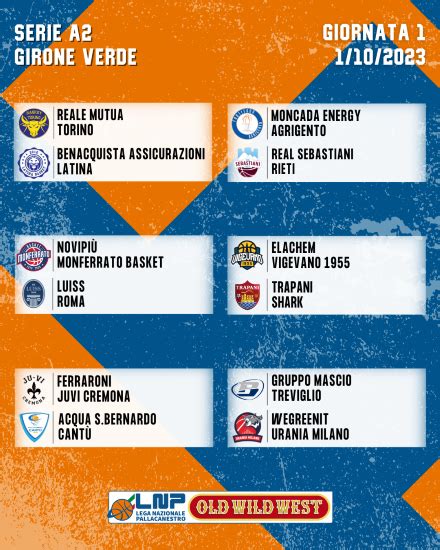 Serie A Old Wild West Il Programma Della Giornata Nei