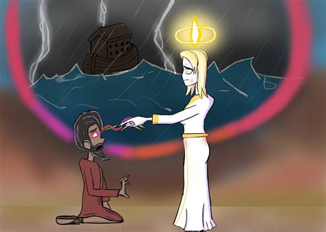 Uriel Warning Noah By Browing1124 On Deviantart