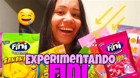 Experimentamos Fini Pela Primeira Vez YouTube