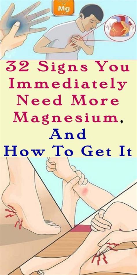 32 Warning Signs That You Immediately Need Magnesium And How To Get It Healthy