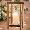 Amazon Topzea Pack Wedding Lantern Centerpieces Rustic Wood