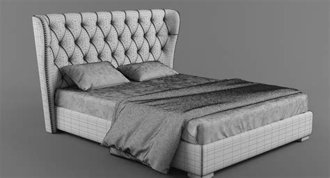 Astrid Bed 3d Model 19 Fbx Max Free3d