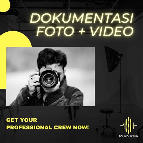 Jasa Dokumentasi Foto Video Live Cam Event Profesional