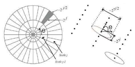 Curvelet Transform Fourier Frequency Domain Partitioning Left And