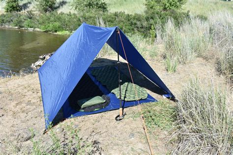 Trekker Shelter Tent 2, Super Light Backpacking Shelter, Hammock Rain Fly, Ground Cover, and ...