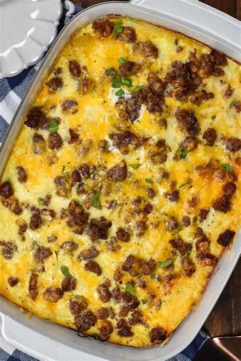 Hash Brown Breakfast Casserole Recipe Crazy For Crust