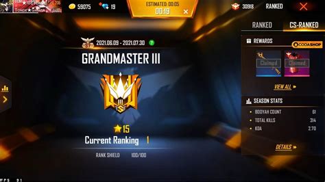 How To Get Free Fire Clash Squad Rank Grandmaster? Top 3 Indian Clash ...