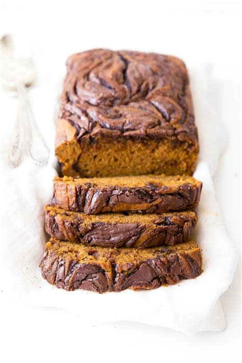 Nutella Swirled Pumpkin Bread Broma Bakery