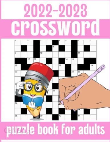 2022 2023 Crossword Puzzles Book For Adults Large Print Medium Level