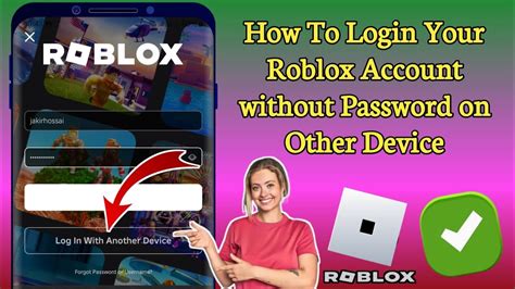 How To Login Your Roblox Account Without Password On Other Device