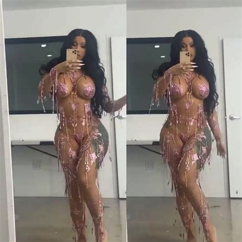 Cardi B Sexy Bikini Cosplay Dance Video Leaked Thotslife