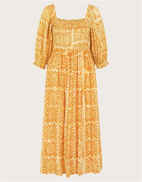 Sunny Batik Dye Dress Orange