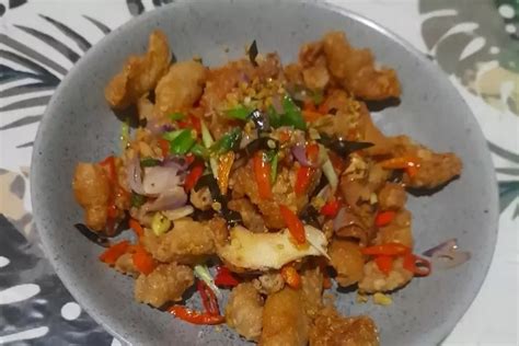 Resep Kulit Ayam Sambal Matah Yang Lezat Dan Sederhana Sekali Makan