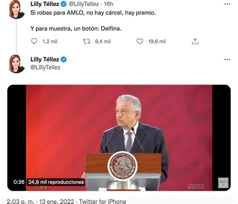 Lilly Téllez Se Lanzó Contra Amlo Y Delfina Gómez Por Sanción Del Tepjf