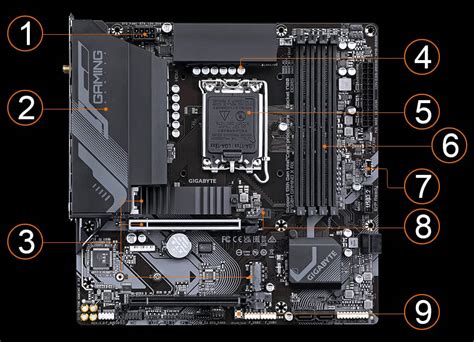 B760M GAMING X AX Rev 1 X Key Features Motherboard GIGABYTE