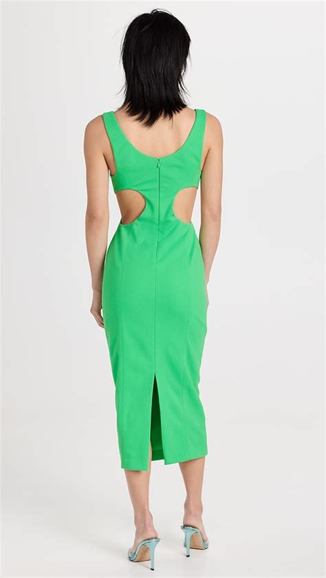 Misha Coretta Bonded Midi Dress Shopbop