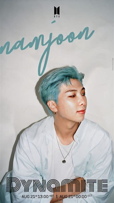 BTS RM Dynamite Teaser Photo Wallpaper Lockscreen Edit