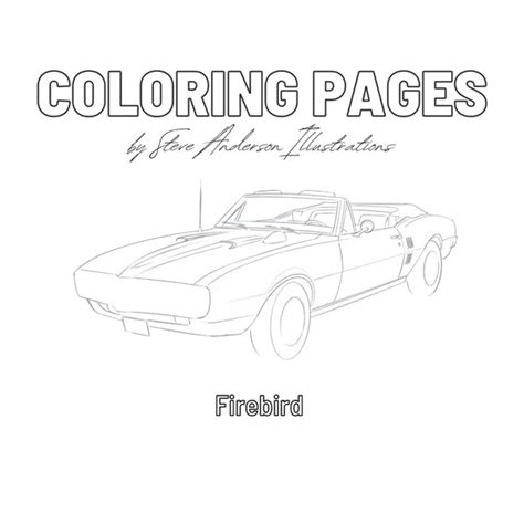 Firebird Coloring Page Etsy