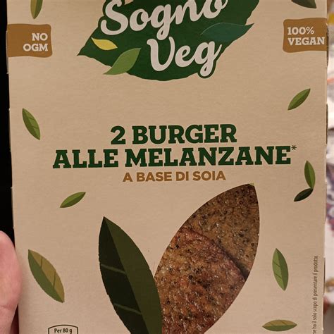 Sogno Veg Burger Soia Burger Melanzane Reviews Abillion