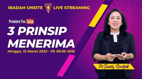 Live Streaming Ibadah Minggu VCI 12 Maret 2023 09 00 WIB Ps Sendy