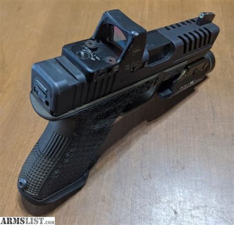 Armslist For Sale Trade Custom Glock 19 With Rmr Light And Holsters