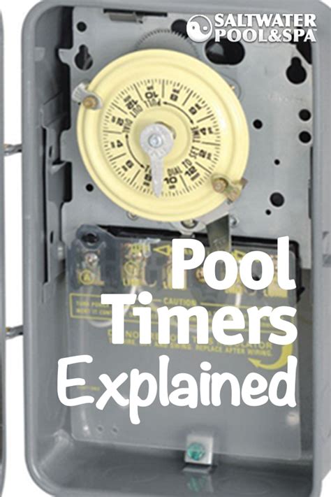 How To Program A Pool Pump Timer