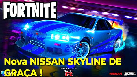 Como pegar de graça Carro Nissan Skyline GT R R34 recompensa Rocket