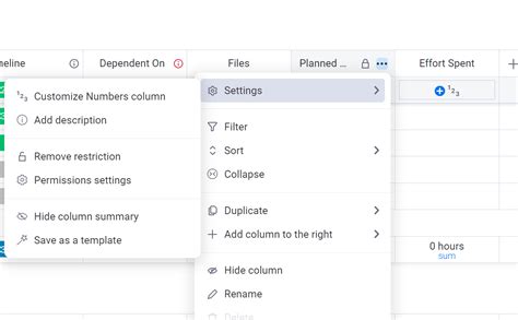 Deleting Planned Effort and Effort Spent columns - Platform discussions - monday Community Forum