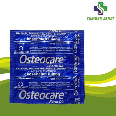 Jual OSTEOCARE FORTE D3 STRIP 6 TABLET Shopee Indonesia