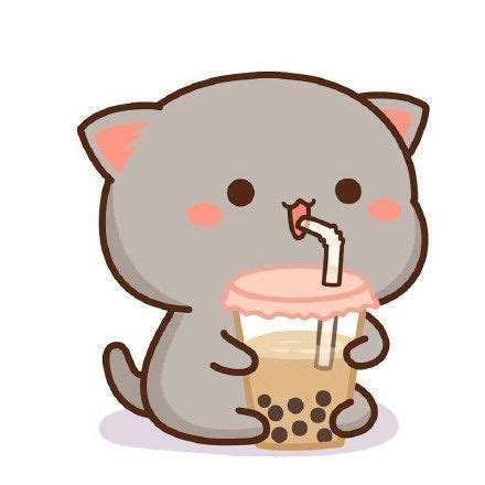 110 Mochi Peach Cat GIFs ideas | chibi cat, cute love gif, cute gif