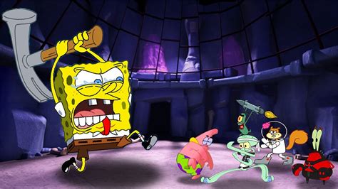 Bikini Bottom Brawlers Spongebob Vs Squidward Vs Mr Krabs Vs Sandy Vs Plankton Vs Patrick Youtube