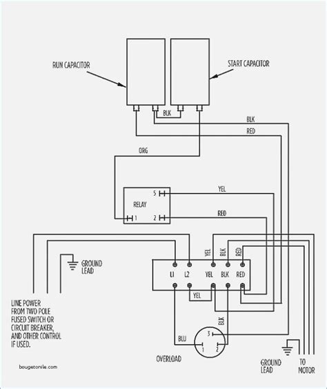 Single Phase Submersible Motor Starter Wiring Diagram Explan