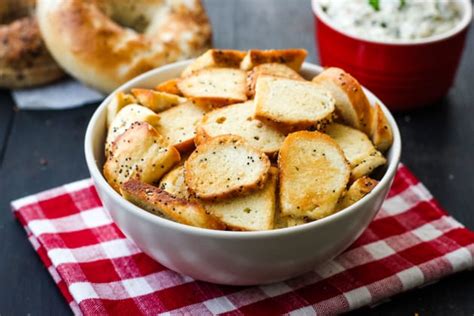 Toaster Oven Bagel Chips Recipe - Food Fanatic