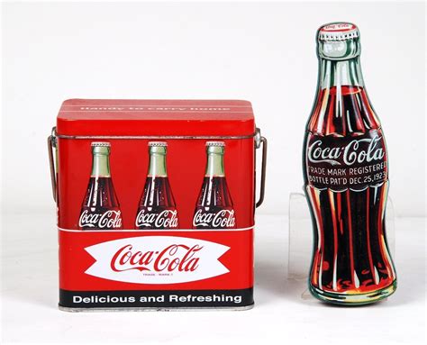 Caja Lata Met Lica Coca Cola Botella Vintage Colecci N