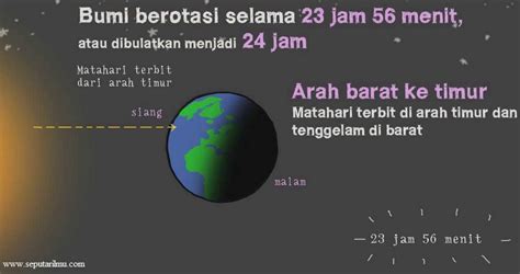 Pengertian Dan 6 Dampak Rotasi Bumi Secara Lengkap