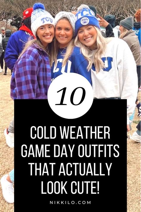 Cold Weather Game Day Outfit Ideas That Actually Look Cute