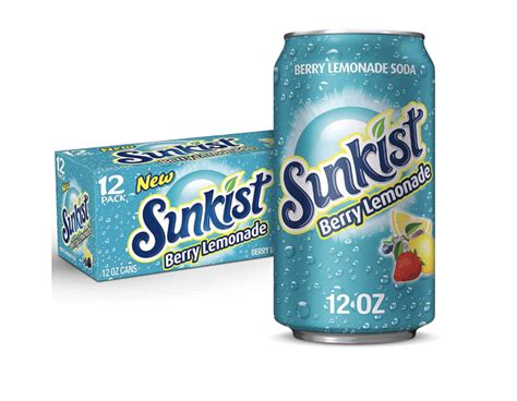 Sunkist Berry Lemonade Soda X Ml Lazada Ph