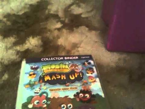 Moshi Monsters Mash Up Cards And Moshling Figures Youtube