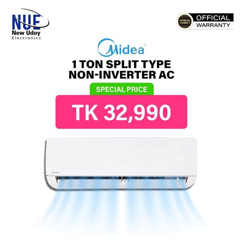 Midea Msa Crnebu Ton Wall Type Ac New Udoy Electronics