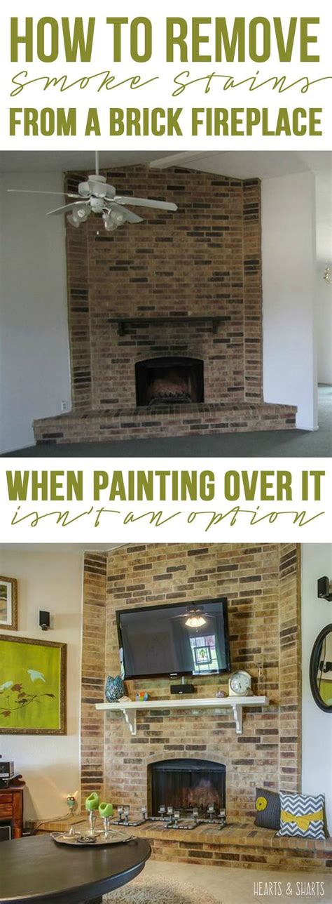 How To Remove Smoke Stains From A Brick Fireplace Surround Stone Fireplace Surround Fireplace