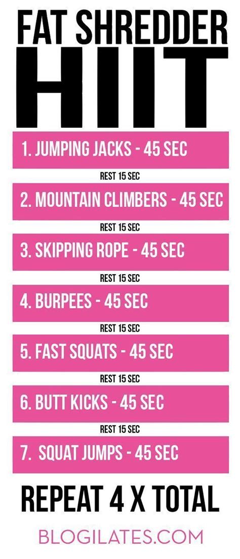 34 Best Fabulous Hiit Workouts Images On Pinterest Circuit Workouts