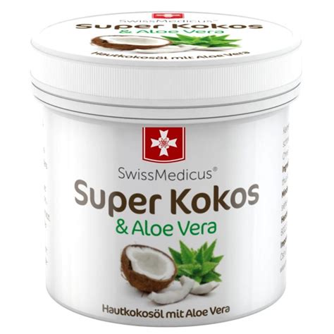 SWISS Medicus Super kokosriekstu eļļa ar Aloe Vera 150 ml Twinkling