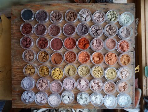 A Multicolored Library of the World’s Ochre Pigments Archived by Heidi ...