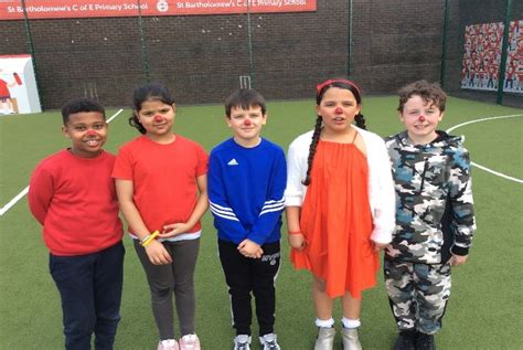 Year 3 Class 9 Red Nose Day 2023 St Bartholomews C Of E Primary